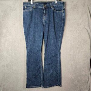 Duluth Trading Women's Jean 16 x 31Medium Wash Denim Jeans Excellent Condition